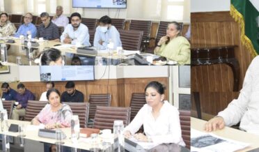 چیف سیکرٹری نے این ایچ ایل ایم ایل کے ذریعے تعمیر کئے جانے والے لاجسٹک اِنفراسٹرکچر پروجیکٹوں کا جائزہ لیا