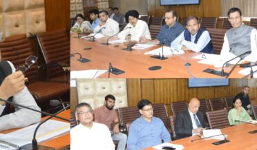 چیف سیکرٹری نے ڈیٹا پرمبنی ترقی کیلئے پی ایم گتی شکتی پورٹل کے اِستعمال پر زور دیا