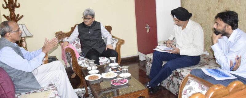 چیف سیکرٹری نے صنعتی ترقی کو فروغ دینے کیلئے سیکرٹری ایم ایس ایم اِی کے ساتھ سٹریٹجک بات چیت کی