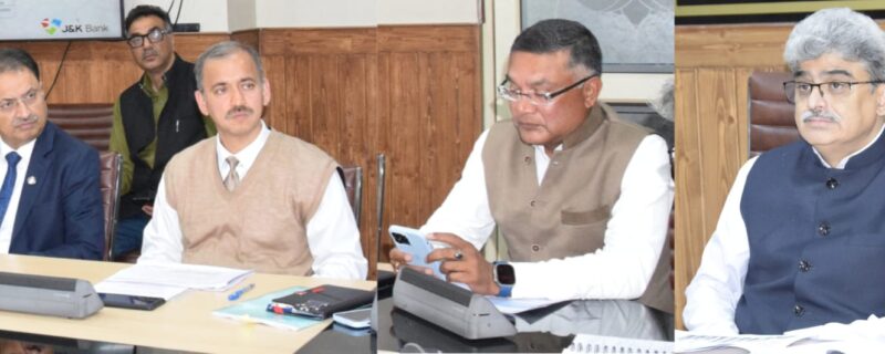 چیف سیکرٹری نے جموں وکشمیر میں مالی شمولیت کے اَقدامات کا جائزہ لیا