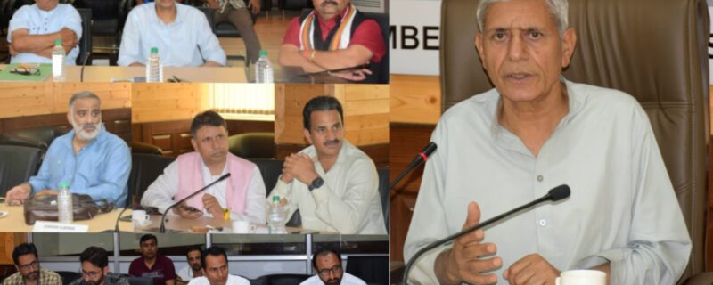 سری نگر میں پرولیج کمیٹی میٹنگ منعقد