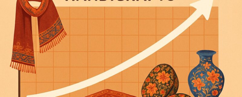 ہینڈی کرافٹ مصنوعات کی برآمدات میںزبردست اِضافہ اور پہلی سہ ماہی میں 300کروڑ روپے سے تجاوز