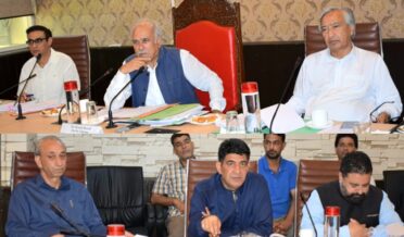 جل جیون مشن پرہائوس کمیٹی کی سری نگر میں چوتھی میٹنگ منعقد ہوئی