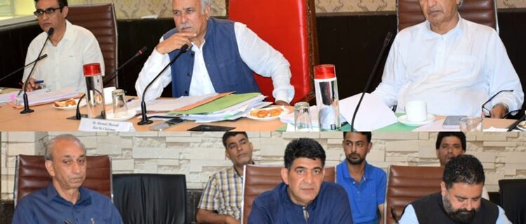 جل جیون مشن پرہائوس کمیٹی کی سری نگر میں چوتھی میٹنگ منعقد ہوئی