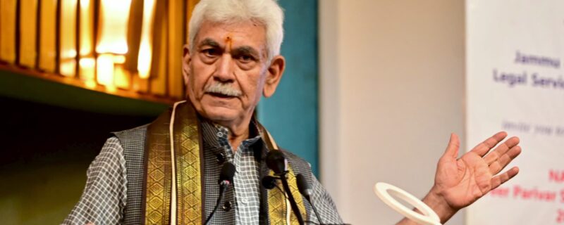 لیفٹیننٹ گورنر نے سری نگر میں قانونی خدمات کے حکام کی شمالی زون علاقائی کانفرنس سے خطاب کیا