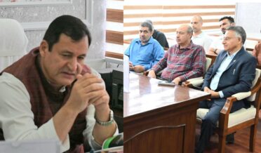 پی ایچ ڈِی سی سی آئی کشمیر کے وفد کی جاوید ڈار سے ملاقات