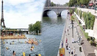 پیرس کے دریائے سین میں 100 سال بعد نہانے کی اجازت