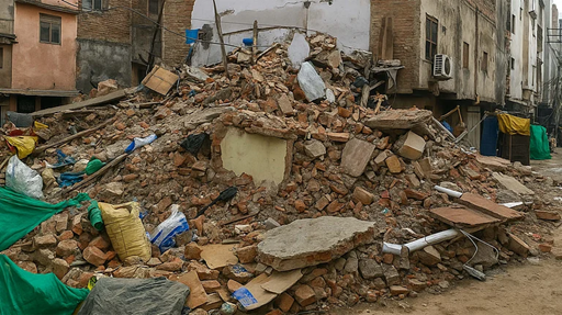 دہلی کے ویلکم علاقے میں چار منزلہ عمارت گرنے کا اندوہناک حادثہ 6افراد نکالے گئے، کئی اب بھی ملبے میں دبے