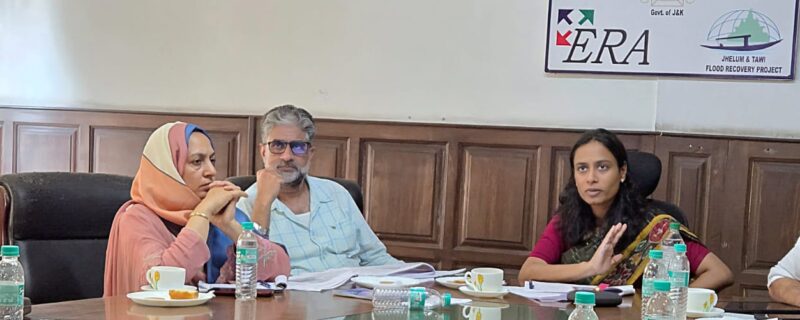 سی اِی او اِیرا نے ورلڈ بینک کی مالی اعانت سے چلنے والی جہلم توی فلڈ ریکوری پروجیکٹ کا جائزہ لیا