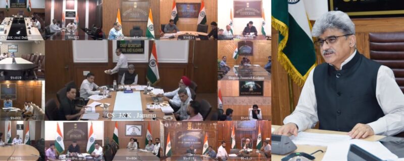 CS assesses preparedness for implementation of e-Office at Tehsil level