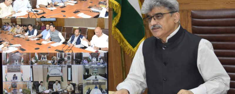 چیف سیکرٹری نے ’ ہر گھر ترنگا‘ مہم کے آغاز کی تیاریوں کا جائزہ لیا