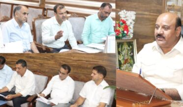 نائب وزیر اعلیٰ نے حلقہ نوشہرہ میں پی ڈبلیو ڈی ( آر اینڈ بی ) کی پیش رفت کا جائیزہ لیا