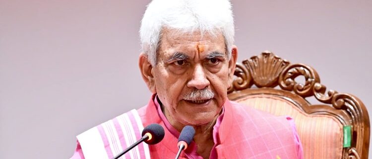 جموں و کشمیر میں امن اور ترقی کا نیا دور: لیفٹینٹ گورنر