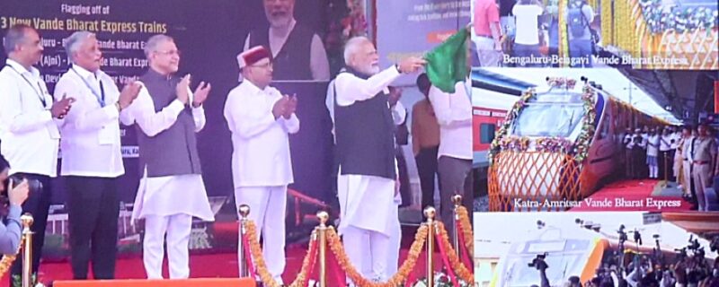 Lieutenant Governor Manoj Sinha expresses gratitude to the Hon'ble Prime Minister for dedicating the Vande Bharat Train between Amritsar to Shri Mata Vaishno Devi Katra Station (2)