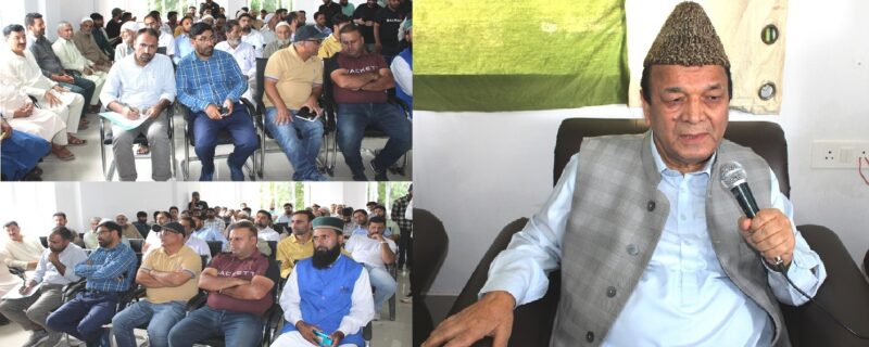 سپیکر قانون ساز اسمبلی نے پکھر پورہ کا دورہ کر کے زیارت گاہ کے سالانہ عرس کے اِنتظامات کاجائزہ لیا