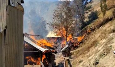 وادی گریز کے تلیل علاقے میں آگ کی ہولناک واردات رونما