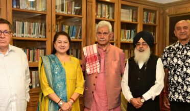 فلم اداکارہ پریتی سپرو نے لفٹینٹ گورنر سے ملاقات کی