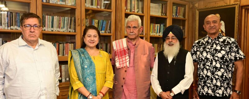 فلم اداکارہ پریتی سپرو نے لفٹینٹ گورنر سے ملاقات کی