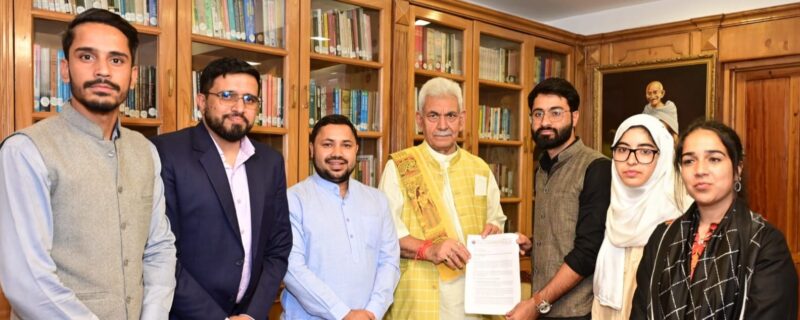 اے بی وی پی کے وفد نے لفٹینٹ گورنر سے ملاقات کی