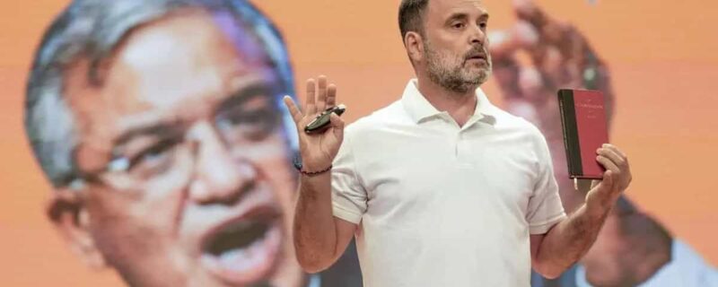 راہول گاندھی نے سی ای سی کے خلاف سنگین الزامات لگائے، ڈیٹا کا حوالہ دیتے ہوئے