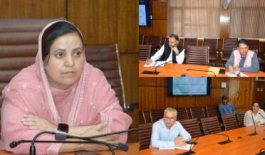 سکینہ اِیتو نے جموں وکشمیر پرائیویٹ یونیورسٹی پالیسی 2025 کی تیاری کے طریقہ ٔ کار کا جائزہ لیا