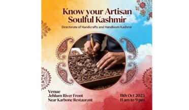 Craft City Srinagar set to reverberate with Artisan stories in October Fest