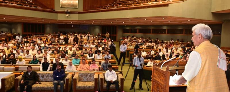 لیفٹیننٹ گورنر کا گاندھی جینتی کی تقریبات سے خطاب