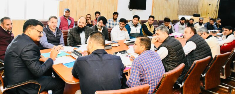 جاوید رانا نے جنوبی کشمیر میں واٹر سپلائی منصوبوں کی پیش رفت کا جائزہ لیا