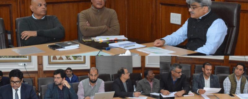 چیف سیکرٹری نے سرحدی دیہاتوں کی ہمہ جہتی ترقی کیلئے وائبرنٹ وِلیج پروگرام