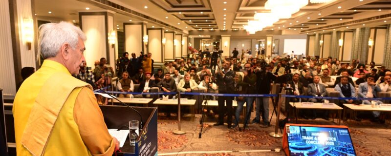 لیفٹیننٹ گورنر نے جموں ٹریڈ اینڈ لاجسٹکس کنکلیو ۔2025سے خطاب کیا