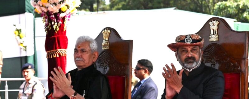 لفٹینٹ گورنرنے اودھمپور میں انڈو تبتی بارڈر پولیس کے 64 ویں قیامِ دن کی تقریبات میں شرکت کی