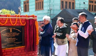 لفٹینٹ گورنر نے کشتواڑ کے چشوتی پاڈر کا دورہ کیا