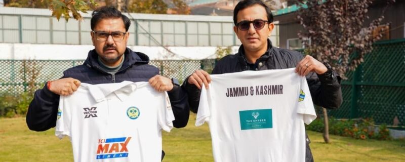 ستیش شرما نے نیشنل مقابلوں سے قبل جے کے پکل بال ٹیم کی جرسی لانچ کی