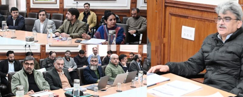 چیف سیکرٹری نے اربن چیلنج فنڈ ، آٹو ڈی سی آر اور جھیلوں کے تحفظ کے اقدامات کی عمل آوری کا جائیزہ لیا