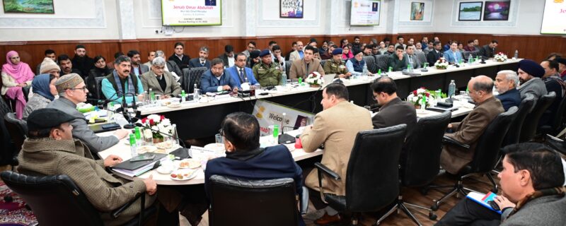 وزیر اعلیٰ نے جموں ضلع کے مجموعی ترقیاتی منظر نامے کا جائیزہ لیا