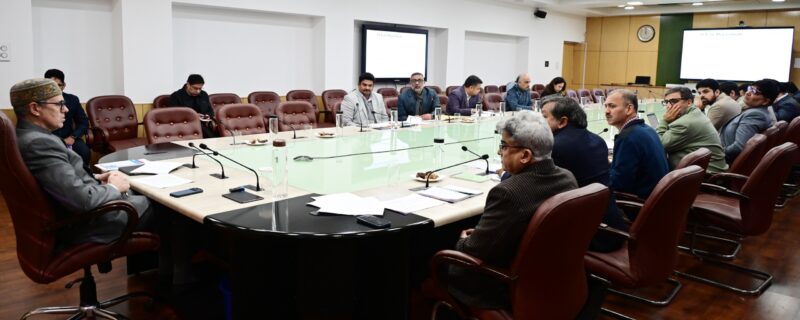 وزیر اعلیٰ عمر عبداللہ نے بجٹ سیشن سے قبل