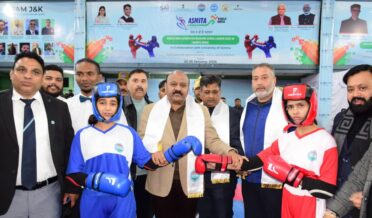 نائب وزیرا علیٰ نے جموں یونیورسٹی میں اے ایس ایم آئی ٹی اے کھیلو اِنڈیا وومنز لیگ ۔نارتھ زون کک باکسنگ ٹورنامنٹ 2026کا اِفتتاح کیا