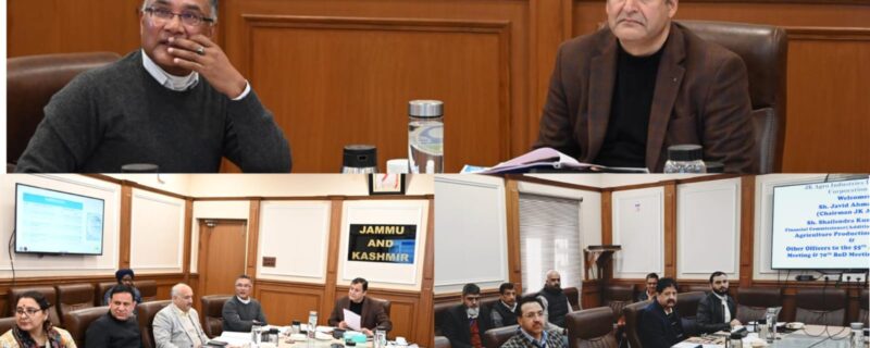 جاوید ڈار نے جے کے اے آئی ڈِی سی ایل کے 70 ویں بورڈ آف ڈائریکٹرز میٹنگ کی صدارت کی