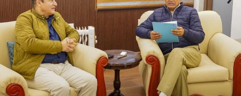 جاوید ڈار کی مرکزی وزیر زراعت سے ملاقات