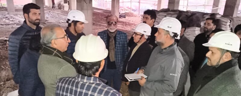 ایم ڈی این ایچ ایم نے جی ایم سی کٹھوعہ میں زیر تعمیر 50 بیڈڈ کرٹیکل کئیر بلاک اور انٹی گریٹڈ پبلک ہیلتھ لیب کی پیش رفت کا جائیزہ لیا
