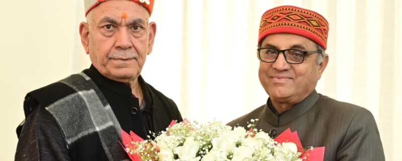 پدم شری ڈاکٹر ایس پی ورما نے لفٹینٹ گورنرسے ملاقات کی