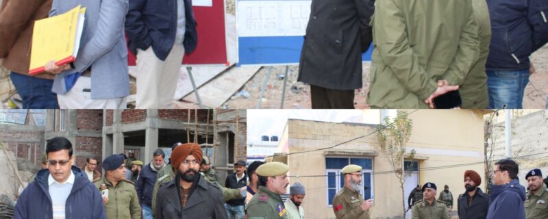 پرنسپل سیکرٹری نے ڈوڈہ میں جاری تعمیر ایس ڈی آر ایف بلڈنگ کا معائینہ کیا ، تیاری کا جائیزہ لیا