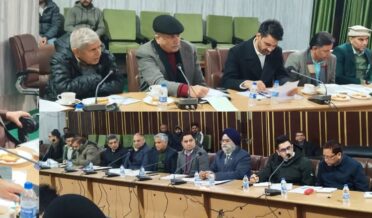 سپیکرعبدالرحیم راتھر نے نیوا( این اِی وِی اے) سے متعلق اعلیٰ سطحی ایپکس کمیٹی میٹنگ کی صدارت کرتے ہوئے منصوبے کی جلدتکمیل کی ہدایت دی