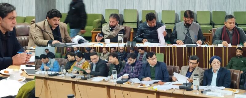 سجاد لون نے ایشورنس کمیٹی میٹنگ کی صدارت کی