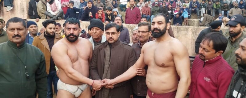 ستیش شرما نے گھراٹل میں دنگل مقابلے میں شرکت کی