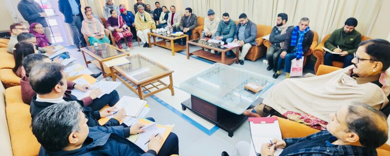 اودھمپور کے وفد نے جاوید احمد رانا سے ملاقات کی ، پینے کے پانی کا مسئلہ اٹھایا