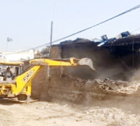 بریلی میں غیر قانونی مسجد کا انہدام، عدالت کے حکم پر کارروائی