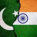 india pak flag