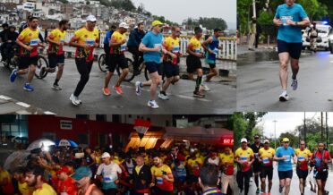 وزیر اعلیٰ عمرعبداللہ نے پہلی جموں میراتھن کو ہری جھنڈی دِکھا کر روانہ کیا