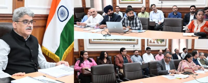 چیف سیکرٹری نے جموںوکشمیرکے اَضلاع میں ’مشن یووا ‘ کی پیش رفت جائزہ لیا